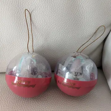 미사용 새상품 리루린린 캡슐 토이 2025년 크리스마스 스카이블루 2개