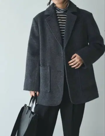 미사용 새상품 RONEL 샤기 자켓 코트