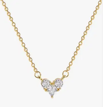 [ 목걸이 ] 여성용 하트 골드 귀여운