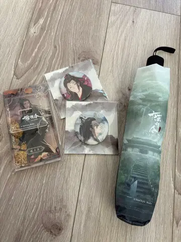 진정령 묶음 판매 캔뱃지 아크릴 스탠드 접이식 우산