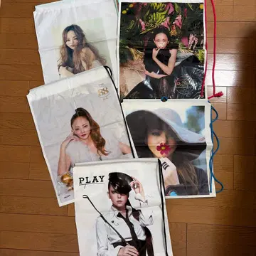 아무로 나미에 비닐 백 5개