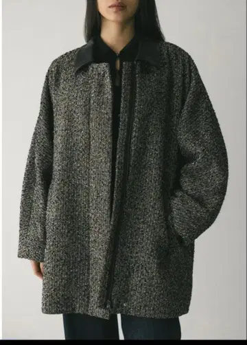 스타일 믹서 트위드 믹스 자켓 아우터