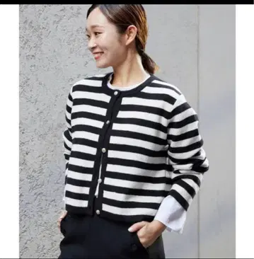 IENA 골드 버튼 니트 가디건