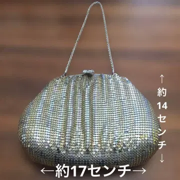 골드 실버 비즈 스트라이프 파티 백