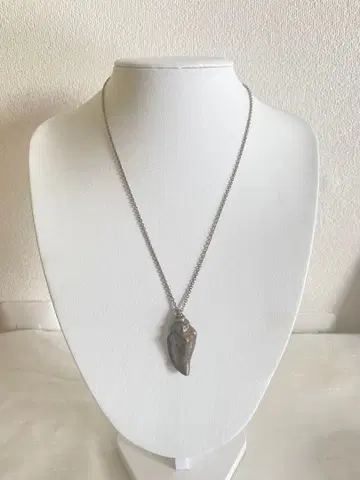 빈티지 실버 목걸이 조개 목걸이 9.7g 약 46cm