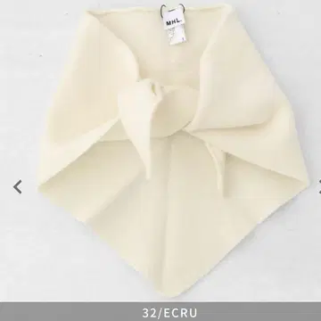 MARGARET HOWELL 삼각형 스톨 마가렛호웰 화이트