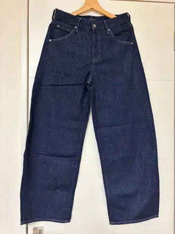 UNIQLO 배기 커브 청바지 네이비 27