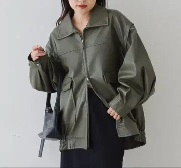 CIAOPANIC TYPY 인조 가죽 2WAY 스탠드 블루종 카키