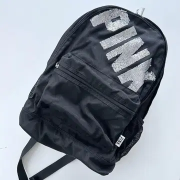 빅토리아 시크릿 핑크 스팽글 캔버스 백팩