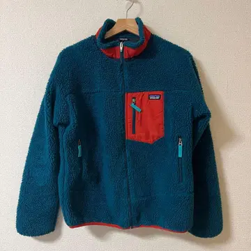 파타고니아 플리스 자켓 XXL 그린 파랑 파타고니아 보아