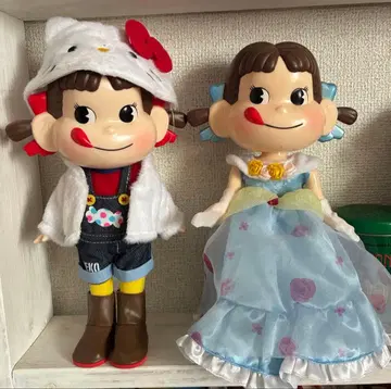 페코짱 인형 2체 세트