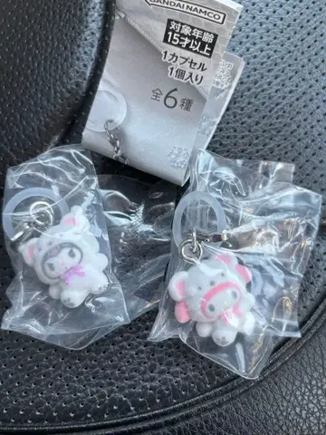 산리오 메지루시 액세서리 포근포근 스노우 마이멜로디 쿠로미 sanrio