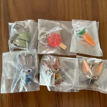 디즈니 주토피아 메지루시 액세서리 전 6종 컴플리트 새상품