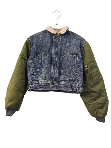 BIG JOHN 데님 보아 자켓 밀리터리