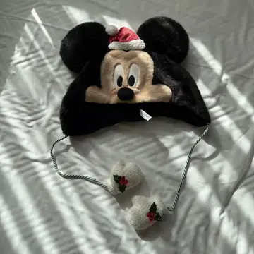 미키마우스 크리스마스 팬 캡