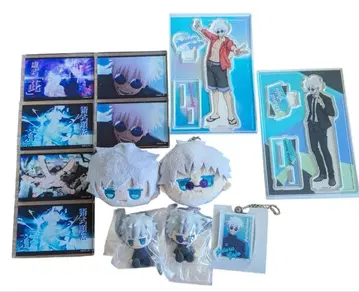 주술회전 고죠 사토루 세트 다이소 아크릴 스탠드 짓토