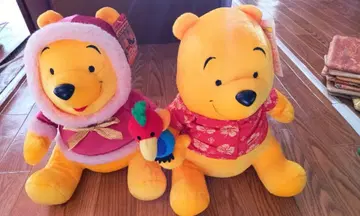 귀여운 푸우 큰 인형 2개 세트 2