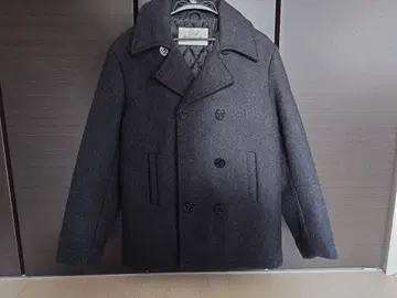 일본제 울제 다크 그레이 피 코트 Barns Outfiters