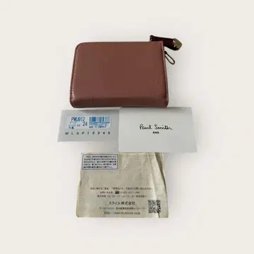 폴스미스 미사용 새상품 카드 케이스 지폐 수납 가능한 소가죽 지갑