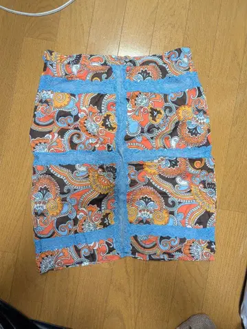 HYSTERICS 히스 HYS 페이즐리 스커트 레이스 히스테릭