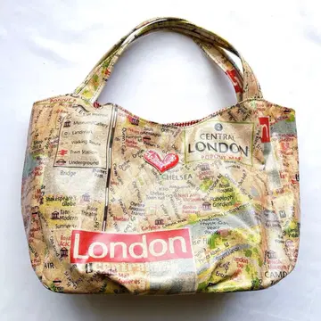 [ 새상품 ] Think Bee! 싱크비 런던맵 발수경량 토트백