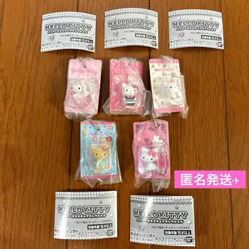 산리오 헬로키티 패키지 미니어처 컬렉션 5종 세미 컴플리트