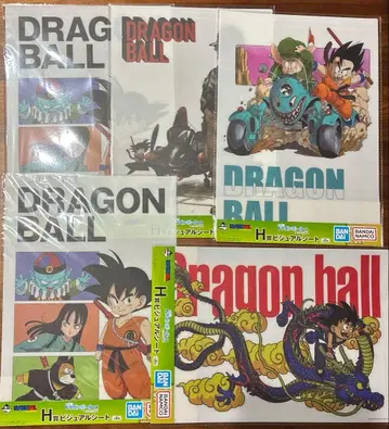 드래곤볼 비주얼 시트 5장