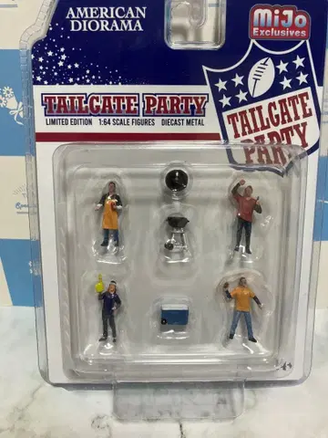 새상품 American 디오라마 테일게이트 파티 1/64 피규어