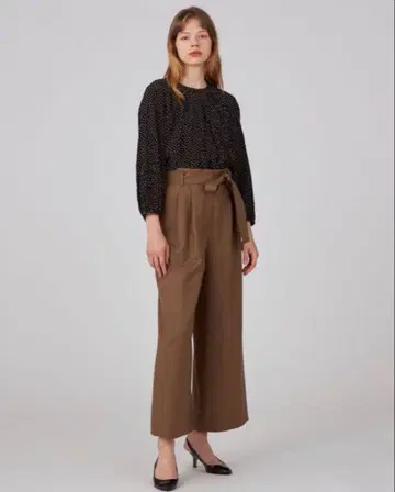 Ballsey 라이트칼제 벨티드 팬츠 36