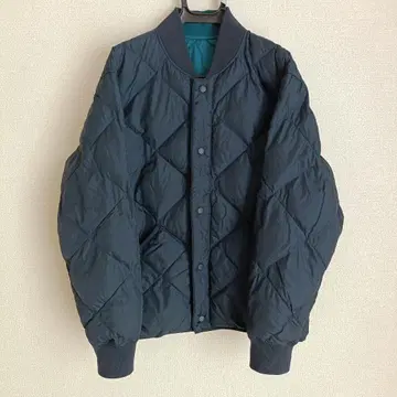 유니클로 U 웜 패디드 리버서블 블루종 UNIQLO U