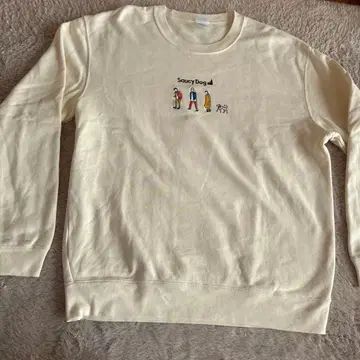 Saucy Dog 멤버 산책 자수 맨투맨 L