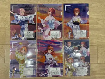 캐릭터 복권 5등분의 신부 등불, 한여름의 목소리 클리어 파일 컴프 세트