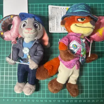 주토피아2 도쿄 디즈니 리조트 주디 닉 인형 배지