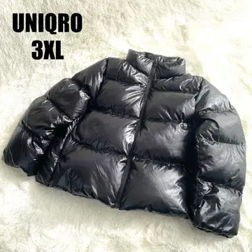 [ 새상품급 ] UNIQLO 울트라 라이트 다운 볼륨 자켓 블랙 3XL