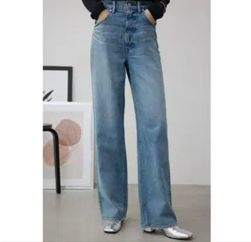 AZUL BY MOUSSY 하이웨스트 와이드 데님 IV