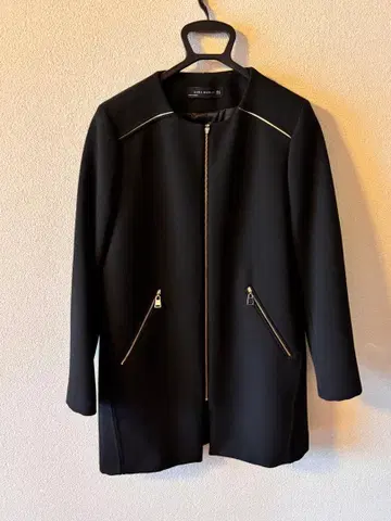 ZARA woman 자라 노카라 코트 블랙 M size 아우터