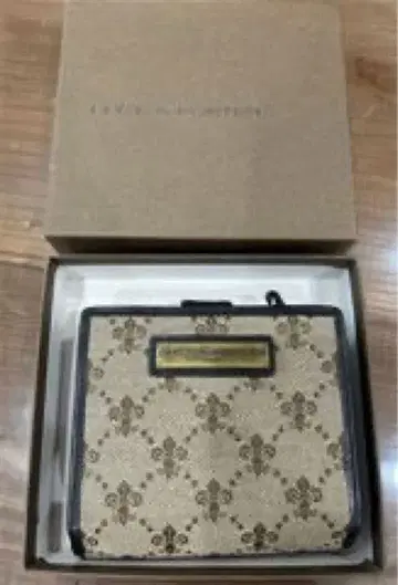 플라워 패턴 접이식 지갑