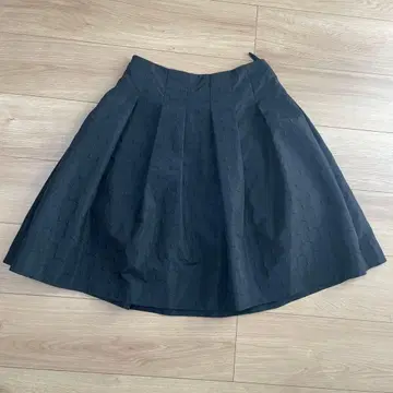 엠즈 그레이시 스커트 리본 무늬