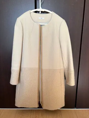 IENA 투톤 코트 베이지 38 사이즈 새상품급!