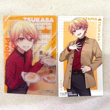 텐마 츠카사 스시로 콜라보 스티커 카드