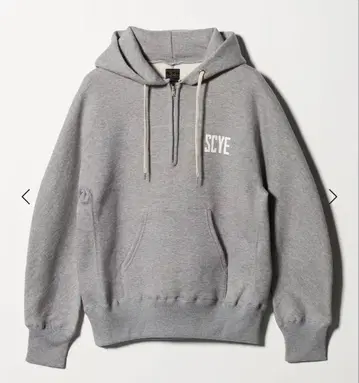 레어 완판 2025AW Scye 하프 지퍼 후디 후드티