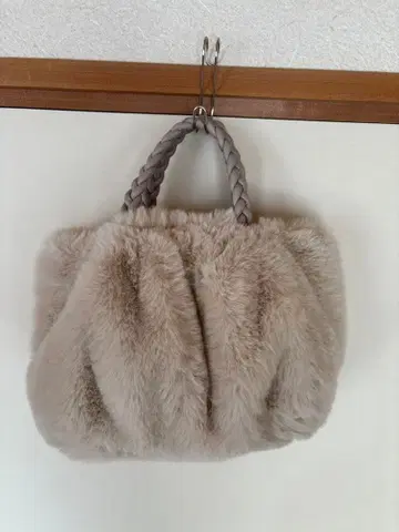 [미안] 브레이드 핸들 퍼 토트백