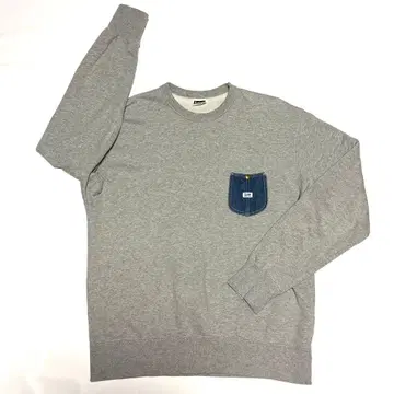 L 사이즈 Lee 맨투맨 남성용 구제 의류 캐주얼 트레이닝복