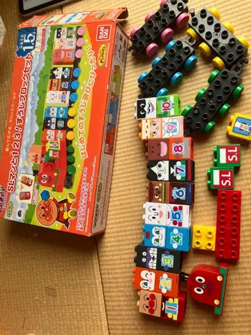 SL맨과 123! 숫자 블록 세트 호빵맨 블록