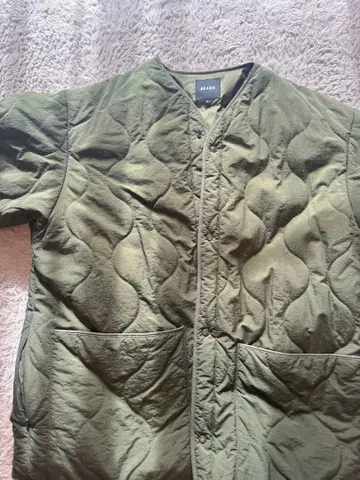 퀼팅 자켓 750 필파워 올리브