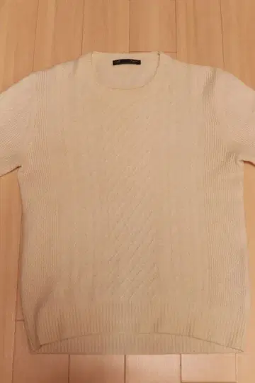 23구 옴 아란 케이블 니트 베이지 M 사이즈 (46)