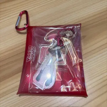 아크릴 키링 핑크 카라비너 포함