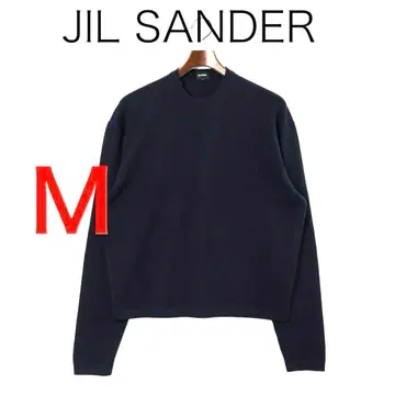H4292-17 질 샌더 울 크루넥 니트 스웨터 Y2K