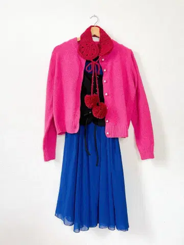 겨울왕국 안나 설산 바운드 코디 4종 세트 귀도리