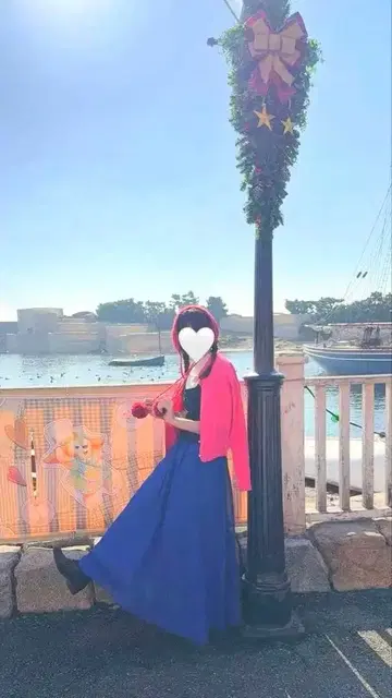 겨울왕국 안나 설산 바운드 코디 4종 세트 귀도리